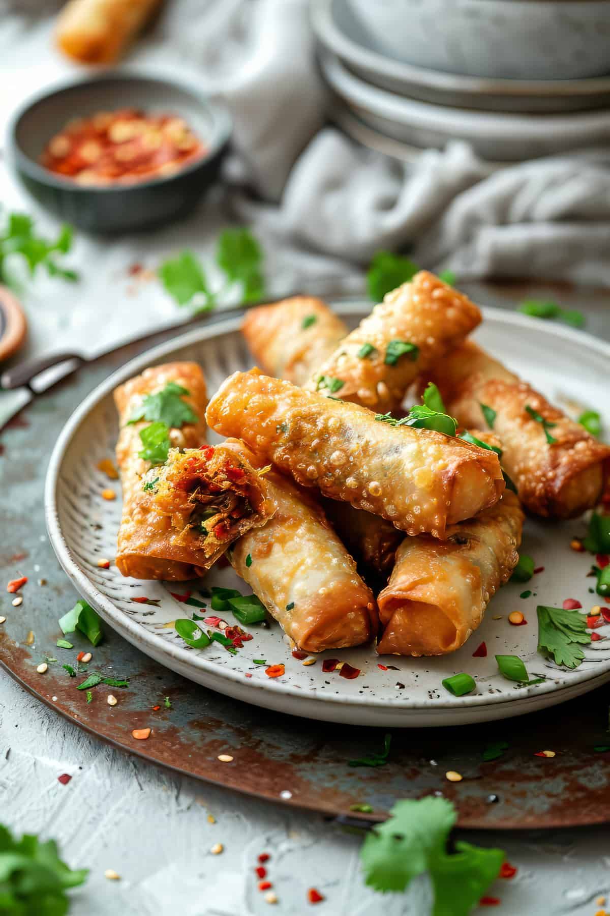 Cheese Spring Rolls 